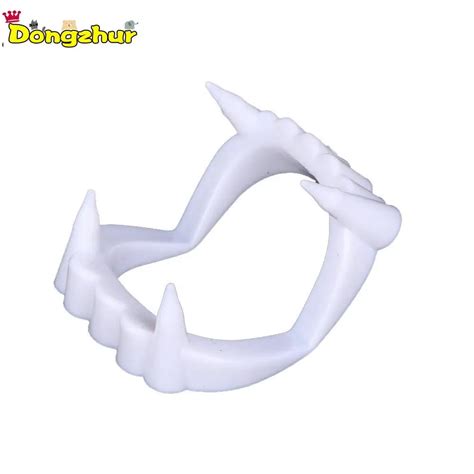 Halloween Scary Props Realistic Vampire Fangs Teeth Dental Fancy ...