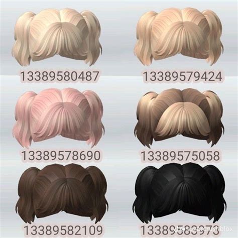 roblox Brookhaven Hair codes | Capelli bambino, Roblox, Capelli