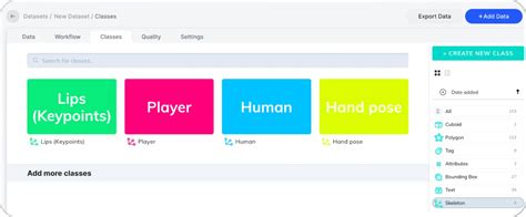 Keypoint Annotation Labeling Data With Keypoints Skeletons