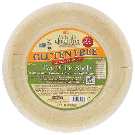 Wholly Wholesome Gluten Free Frozen 9 In Pie Shells 2 Count People