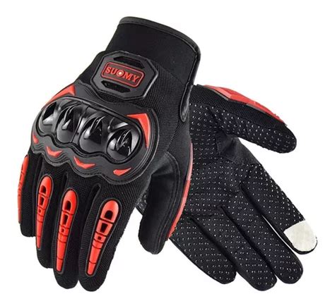 Guantes Para Moto Suomy Con Protecci N R Gida Y Touch Screen Cuotas