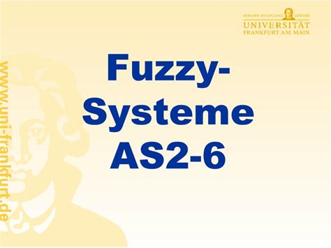 Fuzzy Systeme As Ppt Video Online Herunterladen