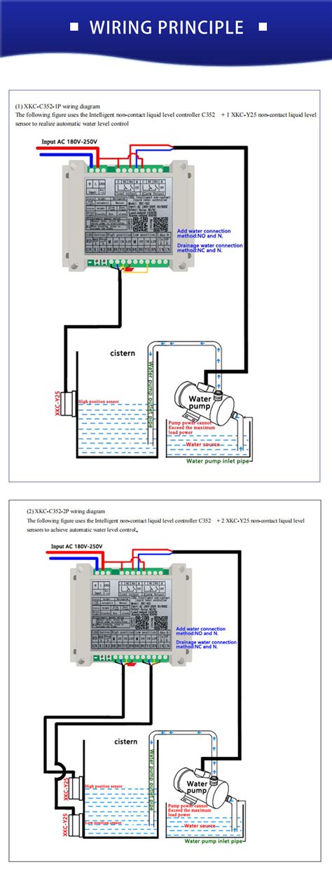 XKC-C352 AC110-250V water automatic irrigation and drainage controller ...