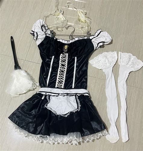 Classic French Maid Costume From Leg Avenue Womens Fashion Undergarments And Loungewear On