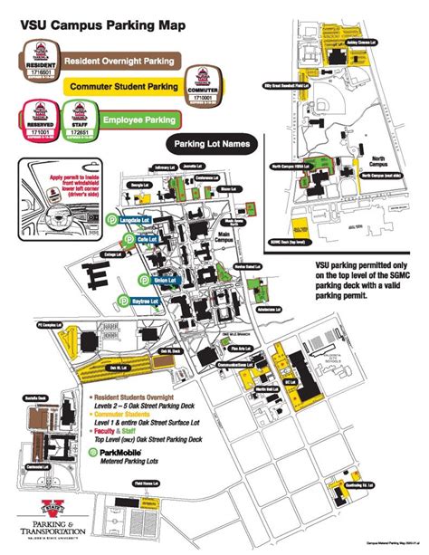 VSU Parking Map | Jacqueline Wang, Viola