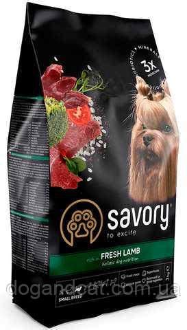Savory (Сейвори) Adult Small Breed Fresh Lamb беззерновой корм для ...
