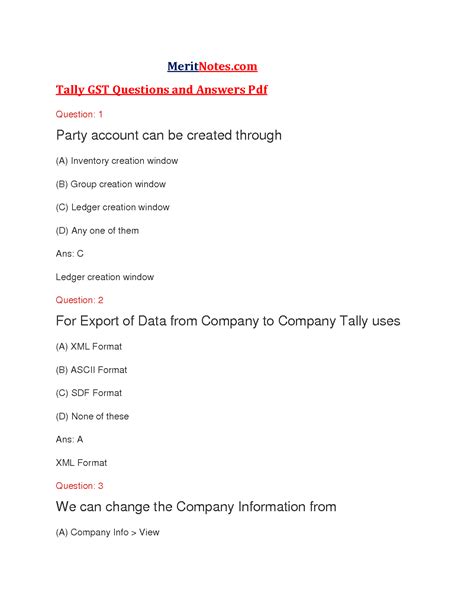 Solution Tally Gst Questions And Answers Studypool