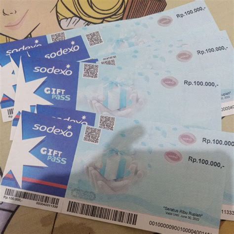 Jual Voucher Sodexo Pecahan 100 000 Shopee Indonesia