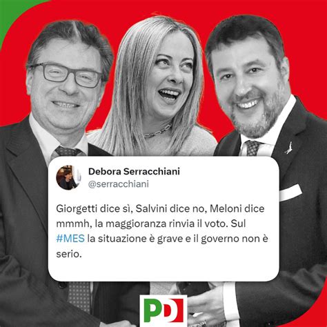 Partito Democratico on Twitter Giorgetti dice sì Salvini dice