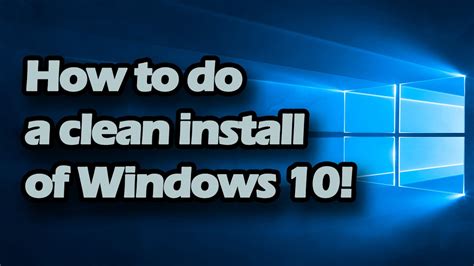 How To Perform A Clean Install Of Windows 10 Step By Step Images