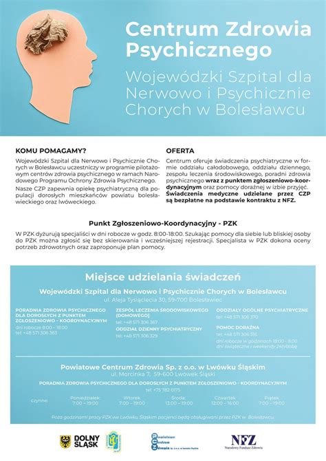 Centrum Zdrowia Psychicznego Wojew Dzki Szpital Dla Nerwowo I