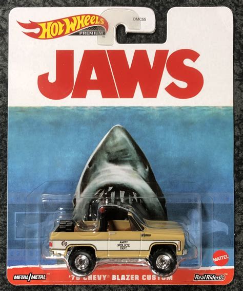 Hot Wheels - Jaws Brody's 1975 Chevy Blazer Custom SUV Die-cast Vehicle #HOT-55Q126