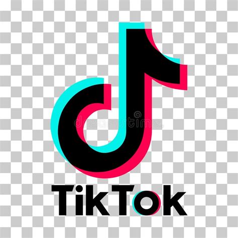 Tik Tok Icône éditoriale Logo Des Médias Sociaux Isolé En Arrière plan