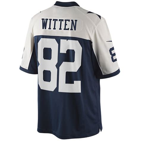 Dallas Cowboys Witten Nike Limited Throwback Jersey 3XL-4XL | Limited ...