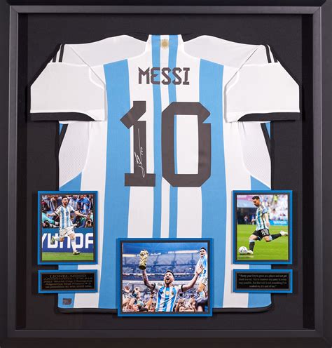 Messi Signed Soccer Jersey – Millionaire Gallery