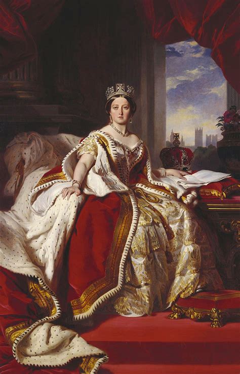 Artwork Replica Queen Victoria By Franz Xaver Winterhalter