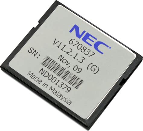 Nec Sv8100 Um8000 Full 550 Hour Compactflash 8g 670837