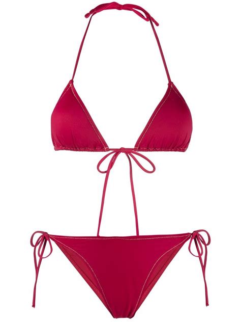 Reina Olga Susan Triangle Bikini Farfetch