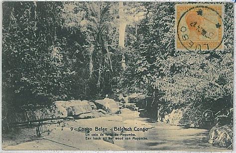 Belgian CONGO BELGE POSTAL HISTORY POSTAL STATIONERY Card Mayombe