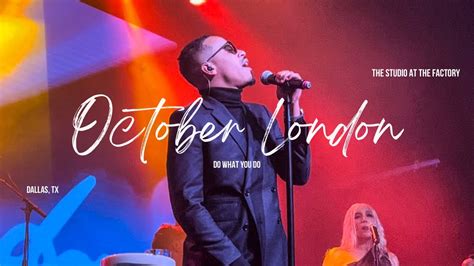 October London Performing Do What You Do At The Rebirth Of Marvin Tour