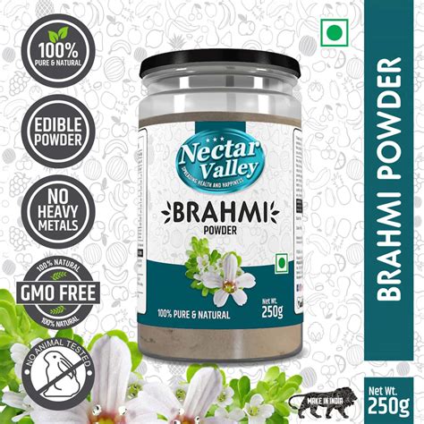 Buy NECTAR VALLEY BRAHMI BACOPA MONNIERI POWDER 100 PURE NATURAL