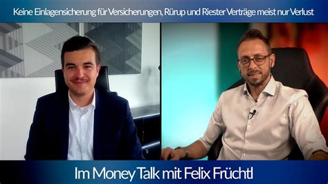 Im Moneytalk Mit Felix Fr Chtl Keine Einlagensicherung Mehr F R