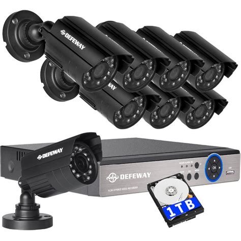 DEFEWAY 1080N HDMI DVR 1200TVL 720P HD Outdoor Home Security Camera