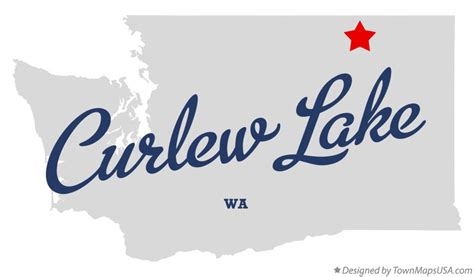 Map of Curlew Lake, WA, Washington