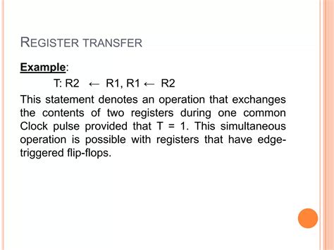Register Transfer Language In Computer Architecture 7