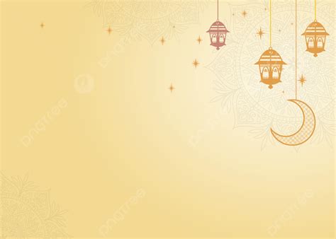 Star And Moon Decoration Eid Mubarak Ramadan Background Wallpaper Eid