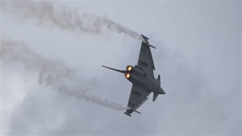 Italian Airforce F 2000A Typhoon Display At RIAT 15th July 2023 YouTube