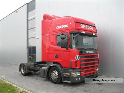 Scania R124420 Topline 4x2 Euro 3 2002 Volume Trailer Photo And Specs