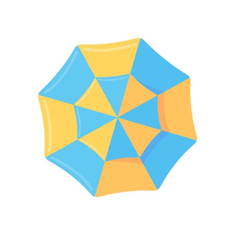 Colorful Beach Umbrellas For Protection From Summer Beach Heat