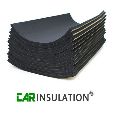 8 Sheets Car Sound Deadening Closed Cell Foam 3mm Insulation And Automotive Grade Foam Sealing Tape