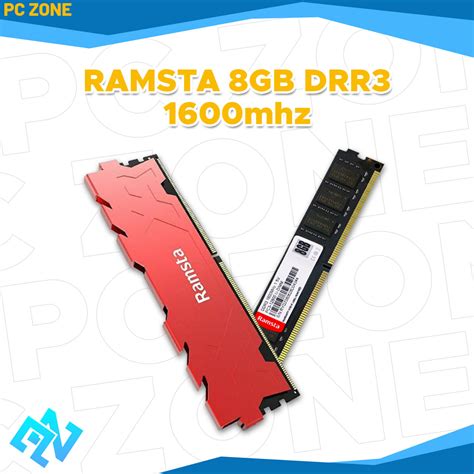 Ramsta 8gb Ddr3 1600mhz Memory Ramstore