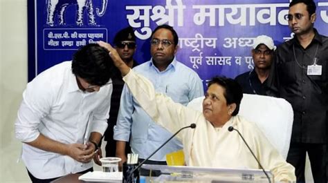 Bsp Chief Mayawati Reinstates Nephew Akash Anand As Successor