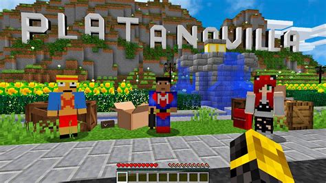 Mis Amigos Youtubers Se Mudan A La Ciudad De Platanovilla En Minecraft