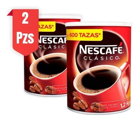 2 Botes De Nescafé Clásico Café Soluble 12kg Cu 600 Tazas Envío Gratis