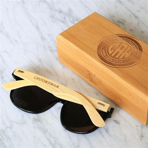 Best Groomsmen Sunglasses with Personalized Box ($24.99) - GroomsDay