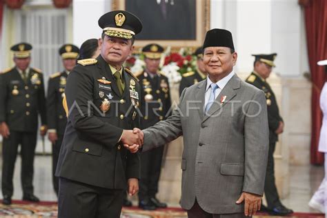 Pelantikan Ksad Jenderal Tni Maruli Simanjuntak Antara Foto