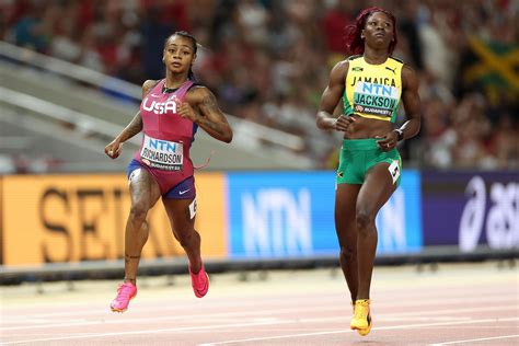 Has Sha'Carri Richardson defeated Shericka Jackson anytime in her career before Paris Olympics ...