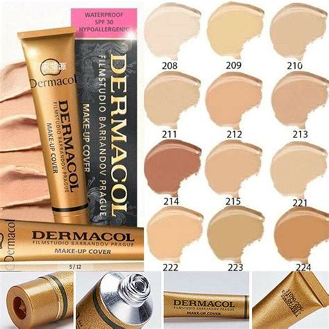 Тональный крем dermacol * отзывы, оттенки на фото, свотчи make up cover