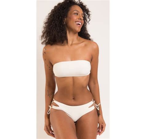 Bikini Tops Top Off White Bandeau Reto Brand Rio De Sol