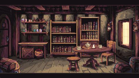 Fantasy Rooms Pixel Art Characters Pixel Art Games Clip Studio Paint