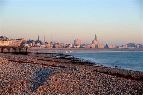 Le Havre Vue Du Front De Mer Depuis Lestacade De Sainte Adresse