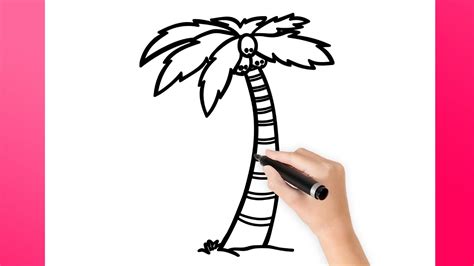 COMO DIBUJAR UNA ÁRBOL DE COCO YouTube