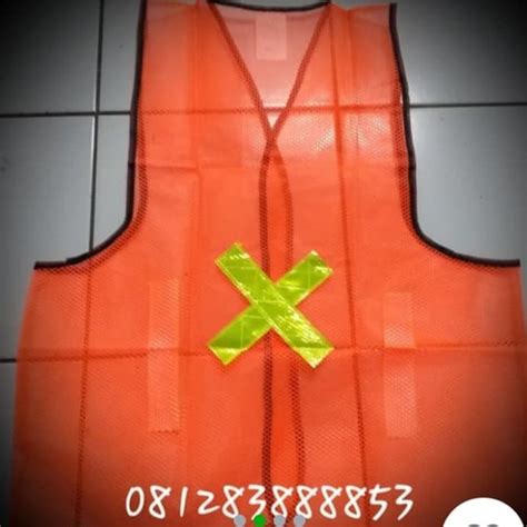 Jual Rompi Jaring Safety Vest Scoth Rompi Proyek Merah Di Lapak Hmh