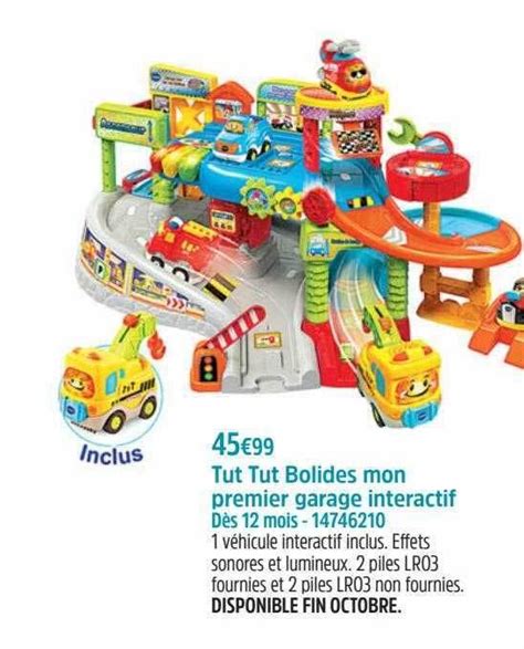 Promo Tut Tut Bolides Mon Premier Garage Interactif Chez Maxi Toys