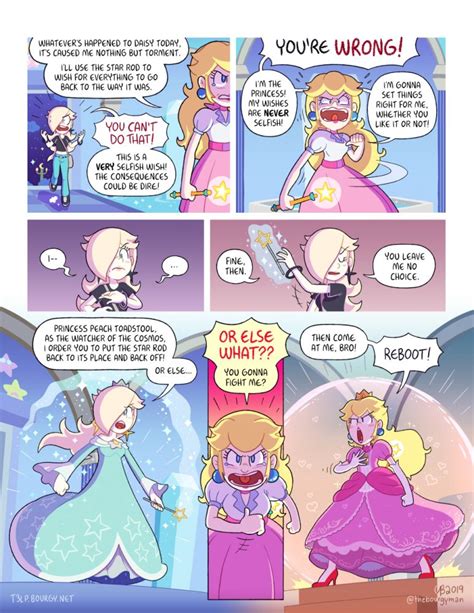 Princess Peach Grows Up Comic