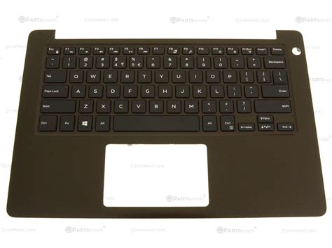 New Dell OEM Vostro 13 5370 Palmrest Laptop Keyboard 4RRT8